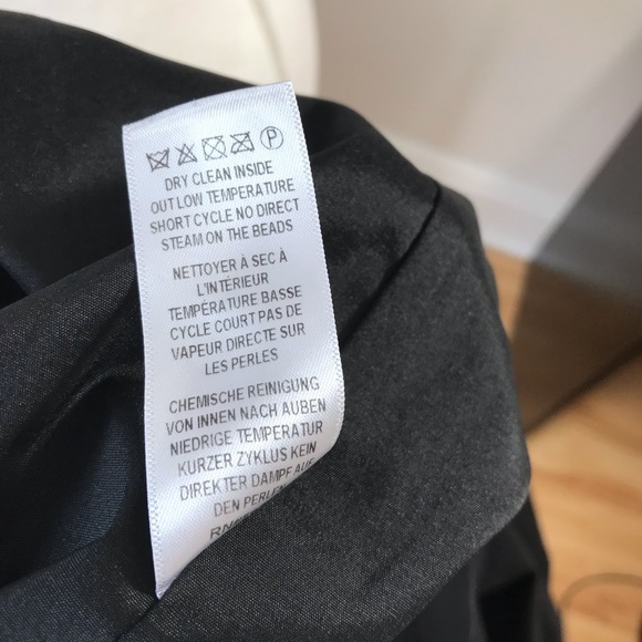 Adrianna Papell Black Beaded Neckline Dress - Picture 13 of 13